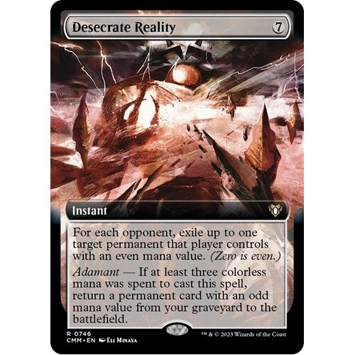 Desecrate Reality (Extended Art) FOIL - CMM