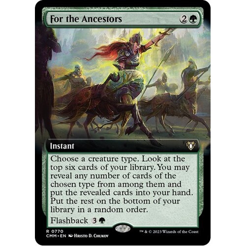 For the Ancestors (Extended Art) FOIL - CMM