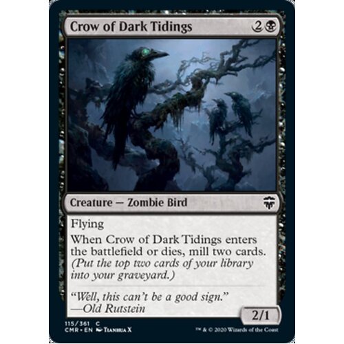 Crow of Dark Tidings FOIL - CMR