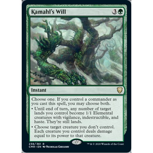 Kamahl's Will FOIL - CMR
