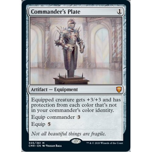 Commander's Plate FOIL - CMR