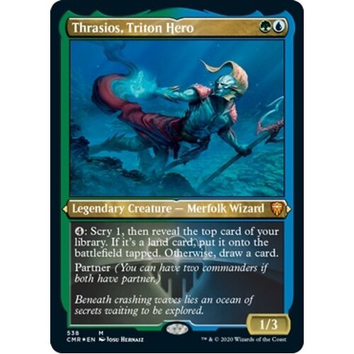 Thrasios, Triton Hero (Etched) FOIL - CMR