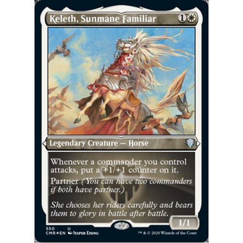 Keleth, Sunmane Familiar (Etched) FOIL - CMR