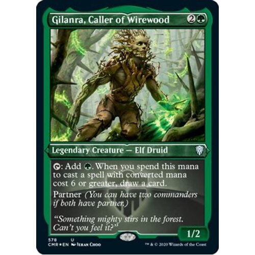 Gilanra, Caller of Wirewood (Etched) FOIL - CMR