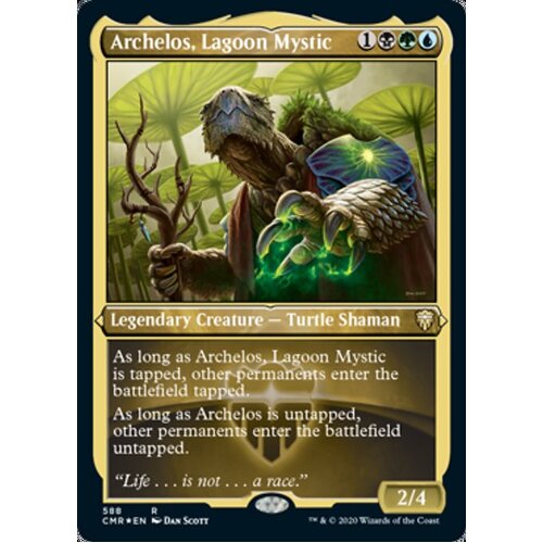 Archelos, Lagoon Mystic (Etched) FOIL - CMR