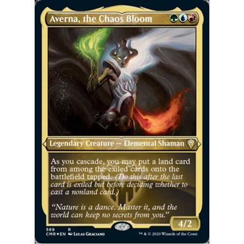 Averna, the Chaos Bloom (Etched) FOIL - CMR