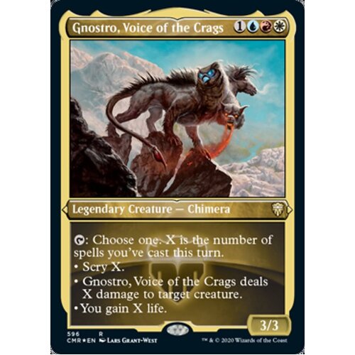 Gnostro, Voice of the Crags (Etched) FOIL - CMR