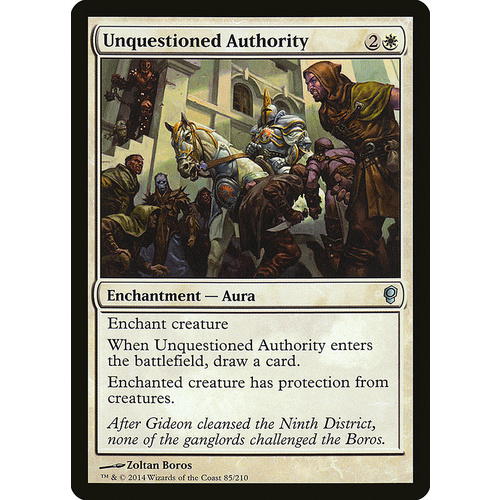 Unquestioned Authority - CNS