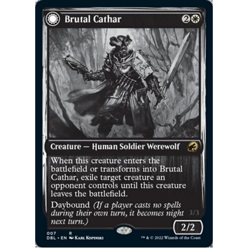 Brutal Cathar // Moonrage Brute - DBL
