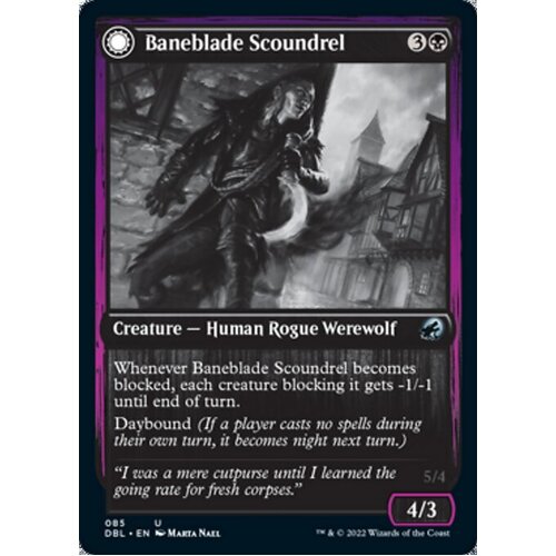 Baneblade Scoundrel // Baneclaw Marauder - DBL