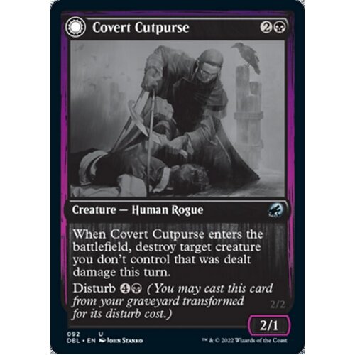 Covert Cutpurse // Covetous Geist - DBL