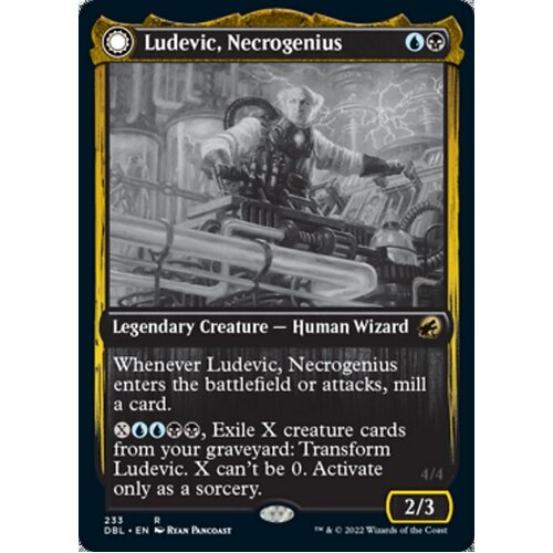 Ludevic, Necrogenius // Olag, Ludevic's Hubris - DBL