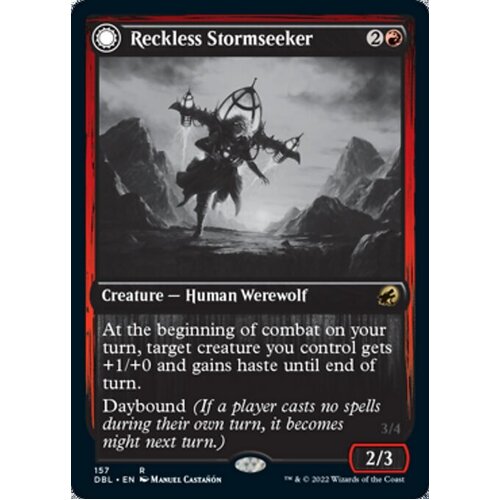 Reckless Stormseeker // Storm-Charged Slasher FOIL - DBL