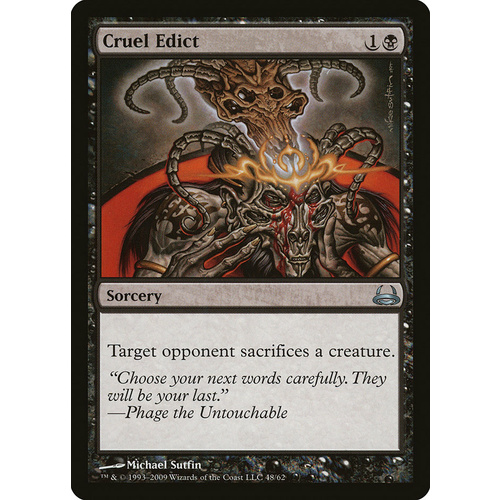 Cruel Edict - DDC