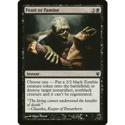 Feast or Famine - DDJ