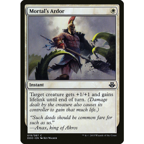 Mortal's Ardor - DDO