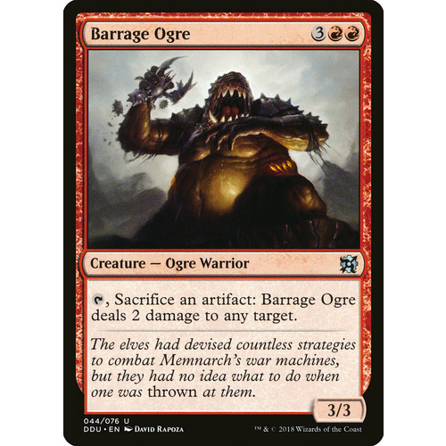 Barrage Ogre - DDU