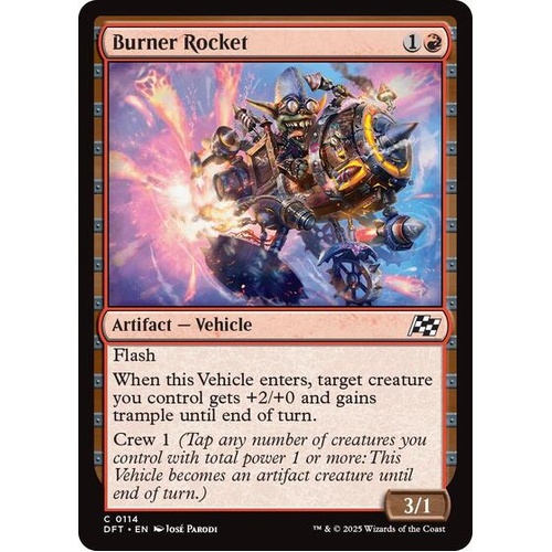 Burner Rocket - DFT