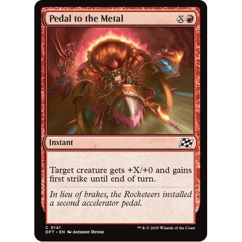 Pedal to the Metal - DFT