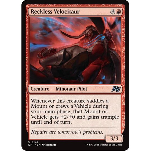 Reckless Velocitaur - DFT