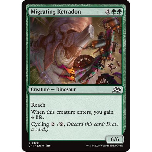 Migrating Ketradon - DFT