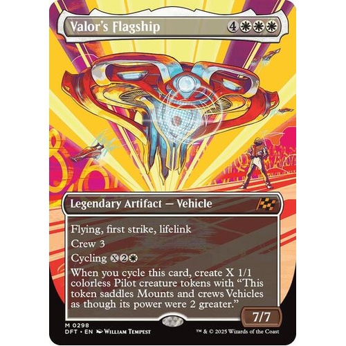 Valor's Flagship (Borderless) FOIL - DFT