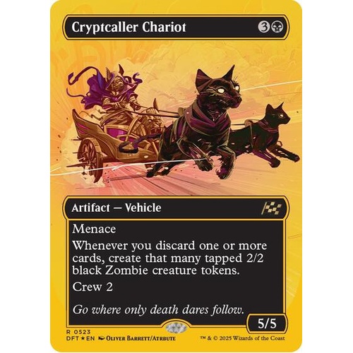 Cryptcaller Chariot (Borderless) (First-Place Foil) FOIL - DFT
