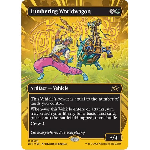 Lumbering Worldwagon (Borderless) (First-Place Foil) FOIL - DFT