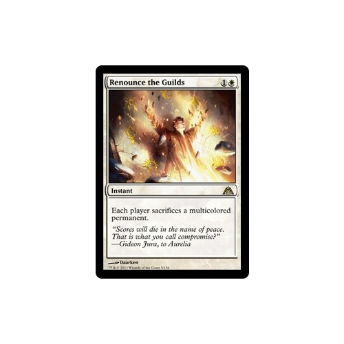 Renounce the Guilds FOIL - DGM