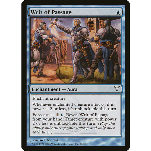 Writ of Passage - DIS