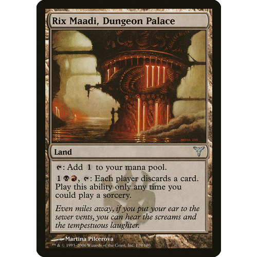 Rix Maadi, Dungeon Palace - DIS