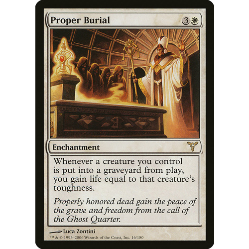 Proper Burial FOIL - DIS