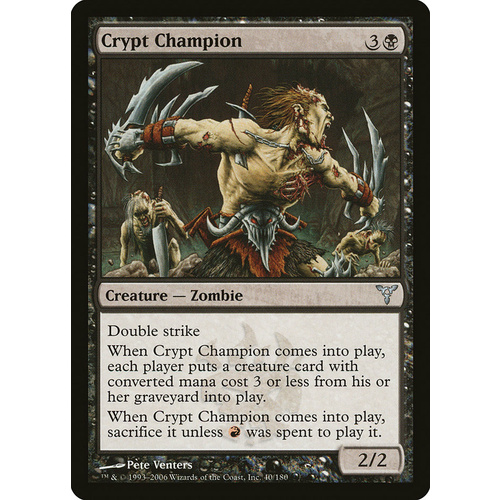 Crypt Champion FOIL - DIS