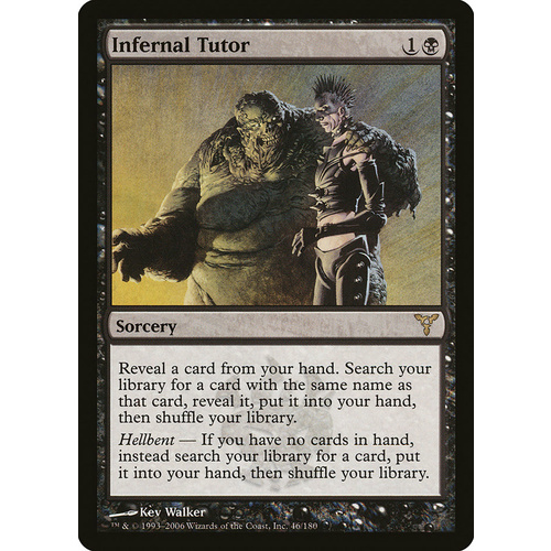 Infernal Tutor FOIL - DIS