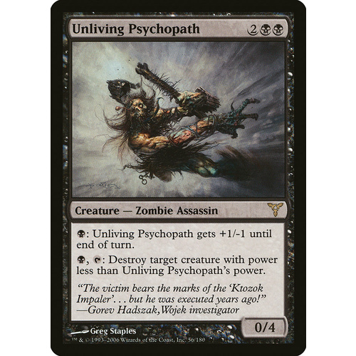 Unliving Psychopath FOIL - DIS