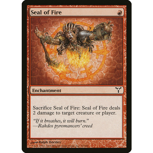Seal of Fire FOIL - DIS