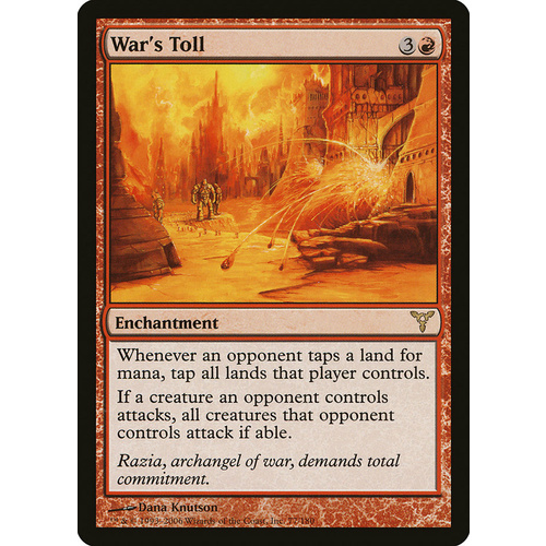 War's Toll FOIL - DIS