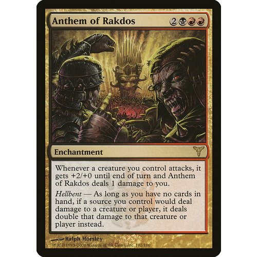 Anthem of Rakdos FOIL - DIS