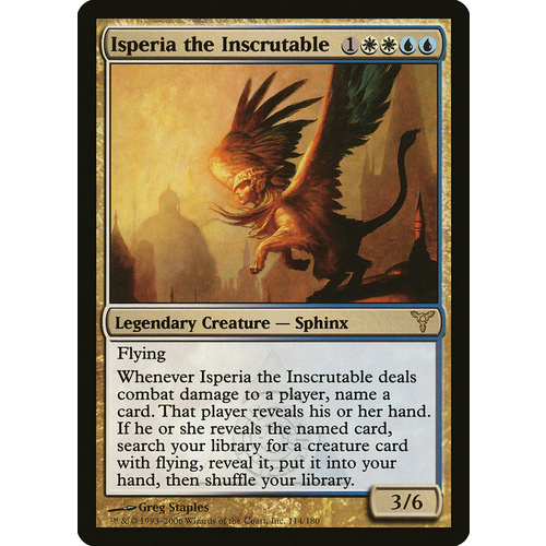 Isperia the Inscrutable FOIL - DIS