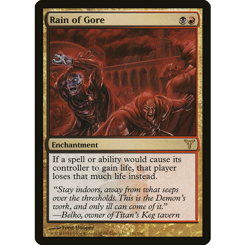 Rain of Gore FOIL - DIS