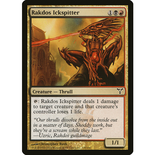 Rakdos Ickspitter FOIL - DIS