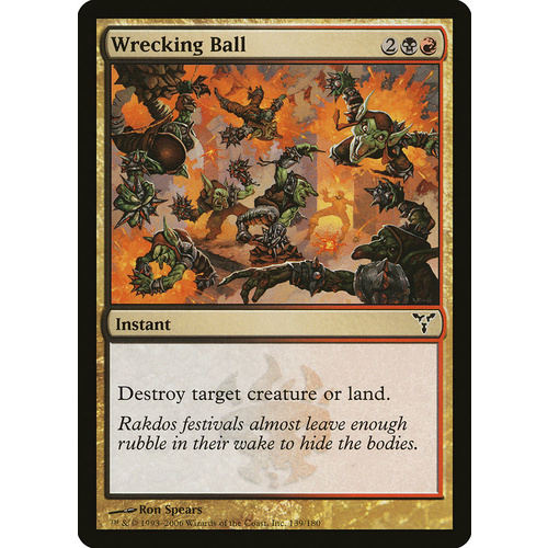Wrecking Ball FOIL - DIS