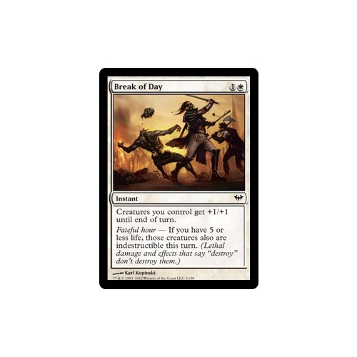 Break of Day FOIL - DKA
