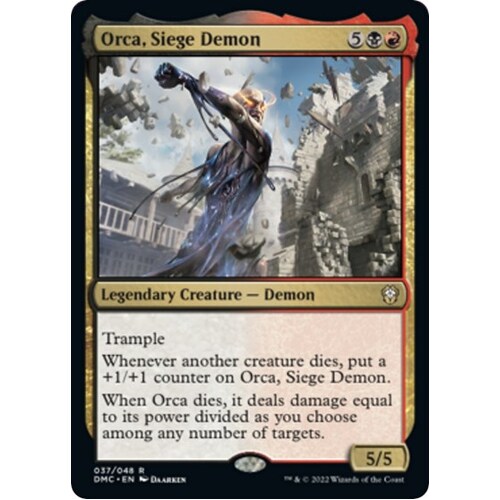 Orca, Siege Demon - DMC
