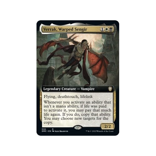 Verrak, Warped Sengir (Extended Art) - DMC
