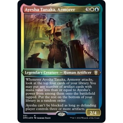 Ayesha Tanaka, Armorer (Foil Etched) - DMC