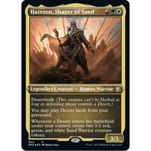Hazezon, Shaper of Sand (Foil Etched) - DMC