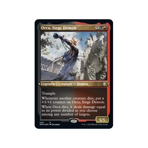 Orca, Siege Demon (Foil Etched) - DMC