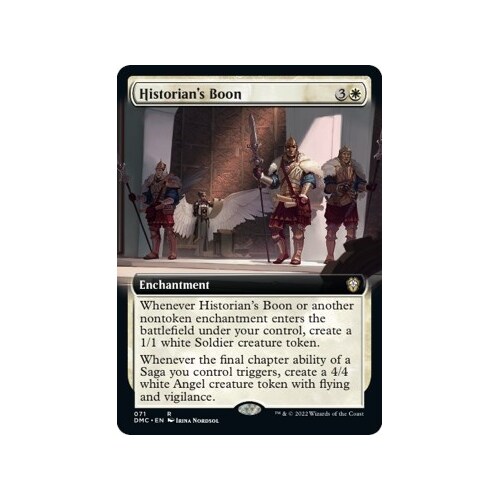 Historian's Boon (Extended Art) FOIL - DMC