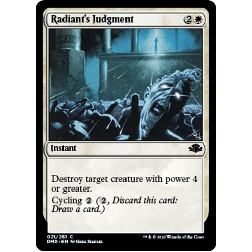 Radiant's Judgment - DMR